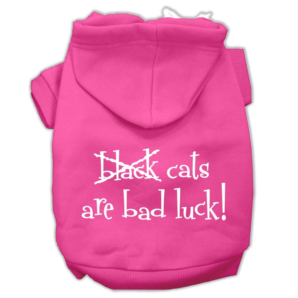 Halloween Pet Hoodie "Black Cats Are Bad Luck"