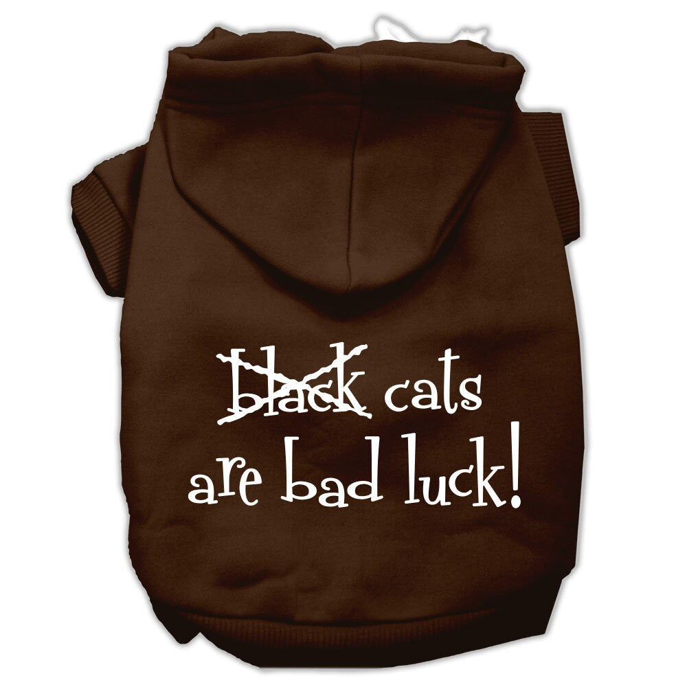 Halloween Pet Hoodie "Black Cats Are Bad Luck"