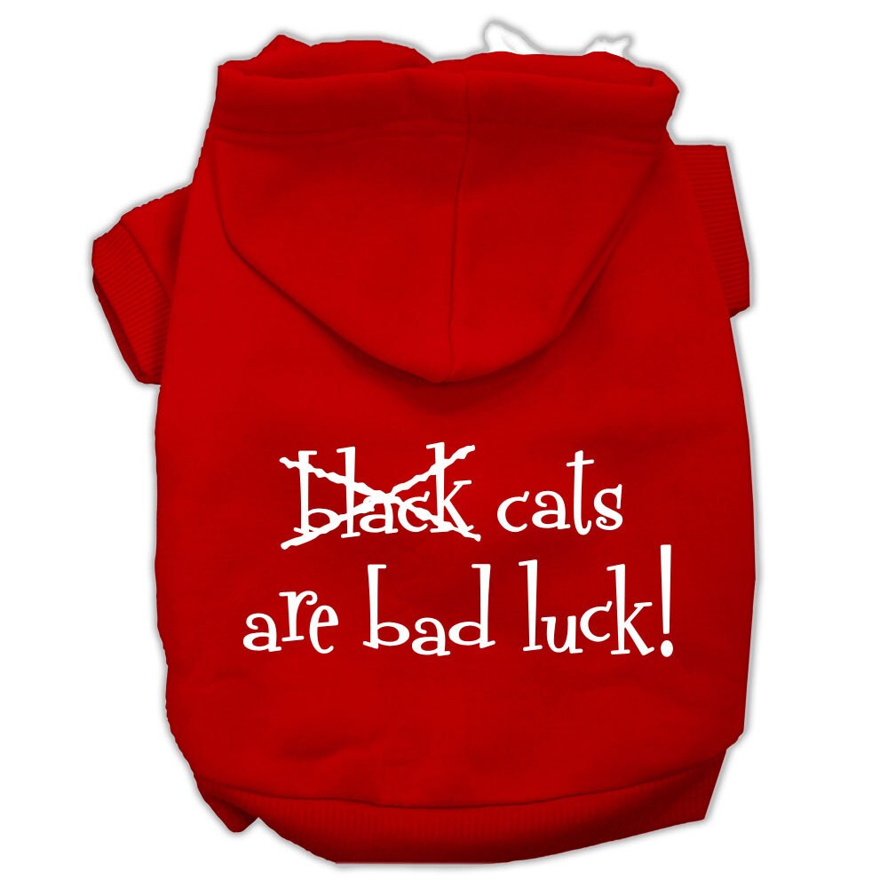 Halloween Pet Hoodie "Black Cats Are Bad Luck"