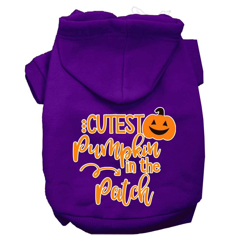 Halloween Pet Hoodie "Cutest Pumpkin In The Patch"