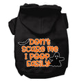 Load image into Gallery viewer, Halloween Pet Hoodie "Don't Scare Me, I Poop Easily"
