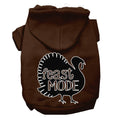 Load image into Gallery viewer, Thanksgiving Pet, Dog and Cat Hoodie Screen Printed, "Feast Mode"
