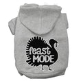 Load image into Gallery viewer, Thanksgiving Pet, Dog and Cat Hoodie Screen Printed, "Feast Mode"
