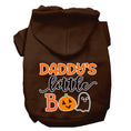 Load image into Gallery viewer, Halloween Pet Hoodie "Daddy's Little Boo"
