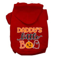 Load image into Gallery viewer, Halloween Pet Hoodie "Daddy's Little Boo"

