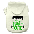 Load image into Gallery viewer, Halloween Pet Hoodie "So Franken Cute"
