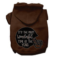 Load image into Gallery viewer, Pet, Dog and Cat Hoodie, "Most Wonderful Time Of The Year (Football)"
