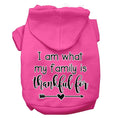 Load image into Gallery viewer, Thanksgiving Pet Hoodie "What My Family Is Thankful For"
