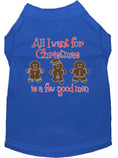 Load image into Gallery viewer, Christmas Pet Shirt "All I Want For Christmas Is A Few Good Men"
