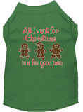 Load image into Gallery viewer, Christmas Pet Shirt "All I Want For Christmas Is A Few Good Men"

