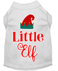 Load image into Gallery viewer, Christmas Pet Dog & Cat Shirt Screen Printed, "Little Elf"

