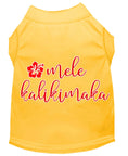 Load image into Gallery viewer, Christmas Pet Dog & Cat Shirt Screen Printed, "Mele Kalikimaka"
