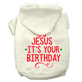 Load image into Gallery viewer, Christmas Pet Hoodie "Go Jesus, It's Your Birthday"
