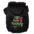 Load image into Gallery viewer, Christmas Pet Hoodie "I Can't, Santa Is Watching"
