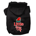 Load image into Gallery viewer, Christmas Pet Hoodie Screen Printed, "Little Elf"
