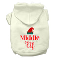 Load image into Gallery viewer, Christmas Pet Hoodie Screen Printed, "Middle Elf"
