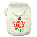 Load image into Gallery viewer, Christmas Pet Hoodie Screen Printed, "Santa's Cutest Elf"
