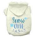 Load image into Gallery viewer, Christmas Pet Hoodie Screen Printed, "Snow Cute"
