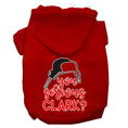 Load image into Gallery viewer, Christmas Pet Hoodie Screen Printed, "You Serious Clark?"
