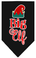 Load image into Gallery viewer, Christmas Pet and Dog Bandana Screen Printed, "Big Elf"
