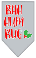 Load image into Gallery viewer, Christmas Pet and Dog Bandana Screen Printed, "Bah Humbug"
