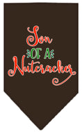 Load image into Gallery viewer, Christmas Pet and Dog Bandana Screen Printed, "Son Of A Nutcracker"
