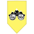 Load image into Gallery viewer, Dog Bandana Screen Printed, "Stay Wild"
