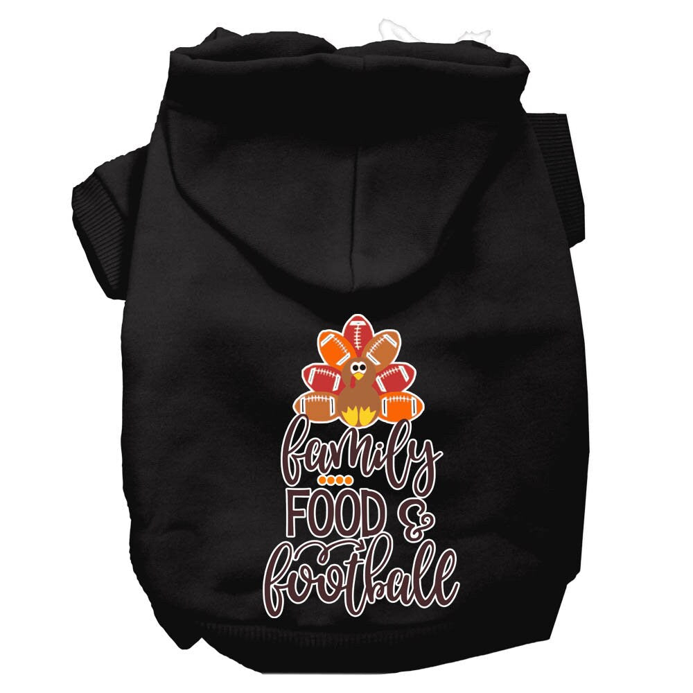 Pet Hoodie "Family, Food, & Football"