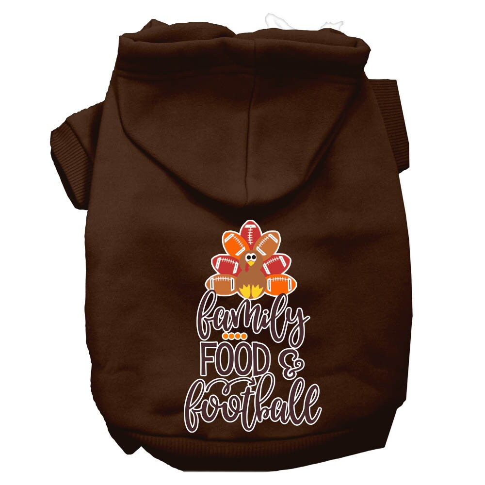 Pet Hoodie "Family, Food, & Football"