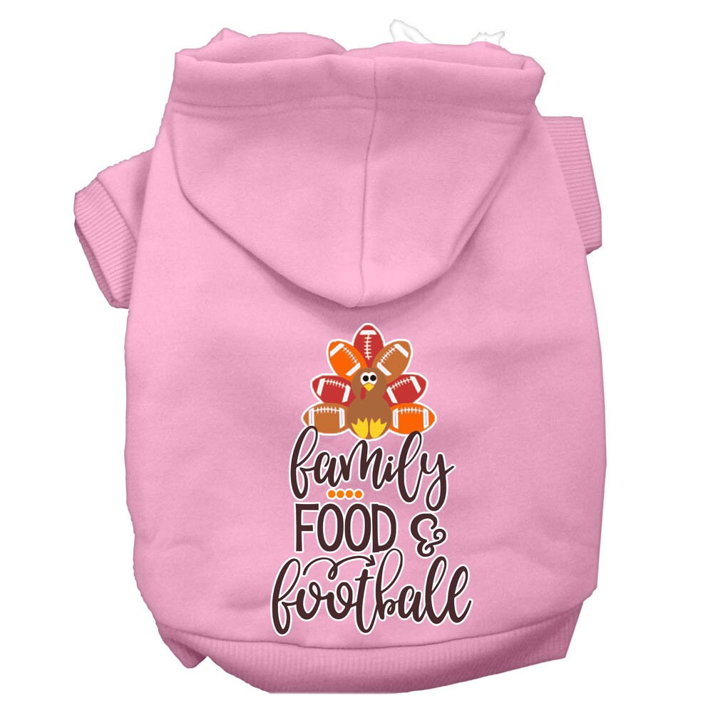 Pet Hoodie "Family, Food, & Football"