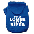 Load image into Gallery viewer, Pet Hoodie "I'm A Lover, Not A Biter"
