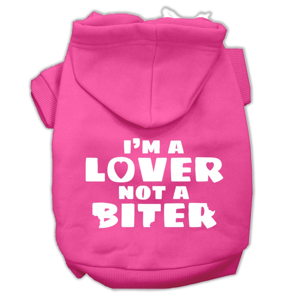 Pet Hoodie "I'm A Lover, Not A Biter"