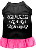 Load image into Gallery viewer, Pet Dress "You Come, You Sit, You Stay"
