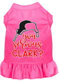 Load image into Gallery viewer, Christmas Pet Dress Screen Printed, "You Serious Clark?"
