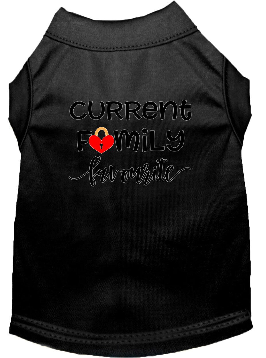 Pet Shirt "Current Family Favorite"