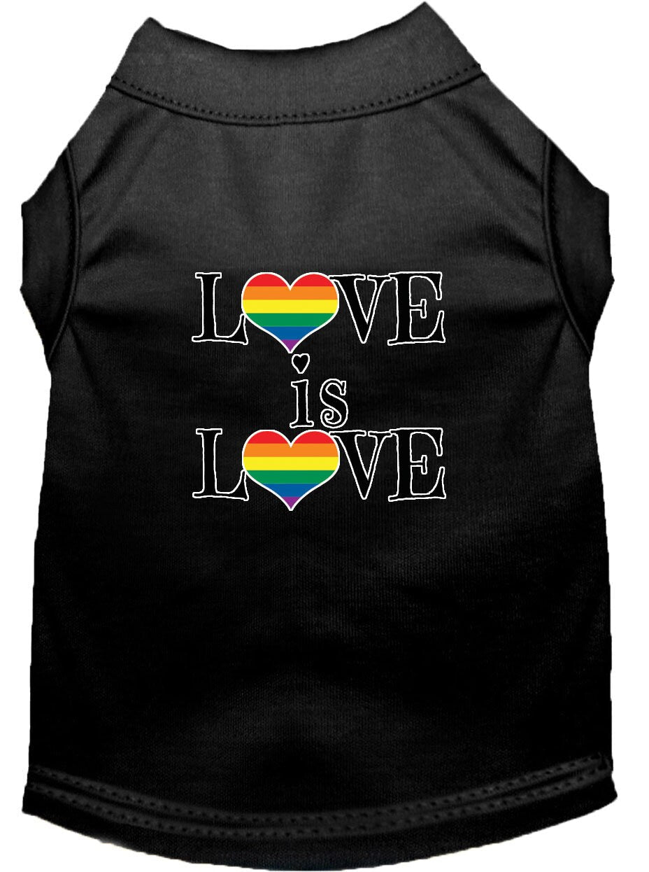 Pet Shirt "Love Is Love"