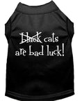 Load image into Gallery viewer, Pet Dog & Cat Shirt Screen Printed, "Black Cats Are Bad Luck"
