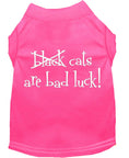 Load image into Gallery viewer, Pet Dog & Cat Shirt Screen Printed, "Black Cats Are Bad Luck"
