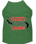 Load image into Gallery viewer, Pet Dog & Cat Shirt Screen Printed, "Sucker For The Ladies"

