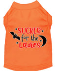 Load image into Gallery viewer, Pet Dog & Cat Shirt Screen Printed, "Sucker For The Ladies"

