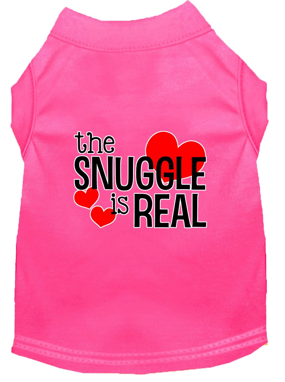 Pet Shirt "The Snuggle Is Real"