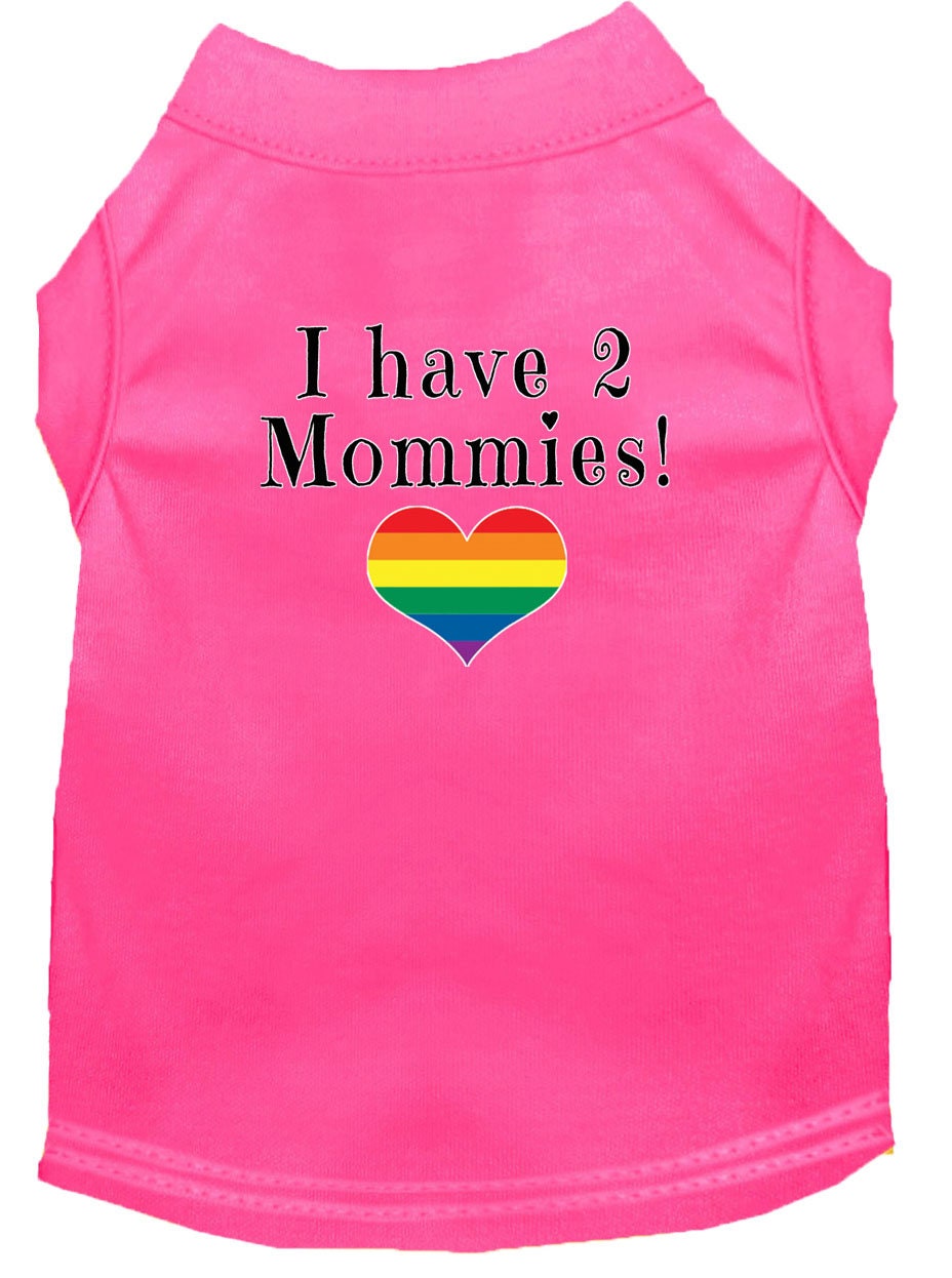Pet Shirt "I Have Two Mommies"