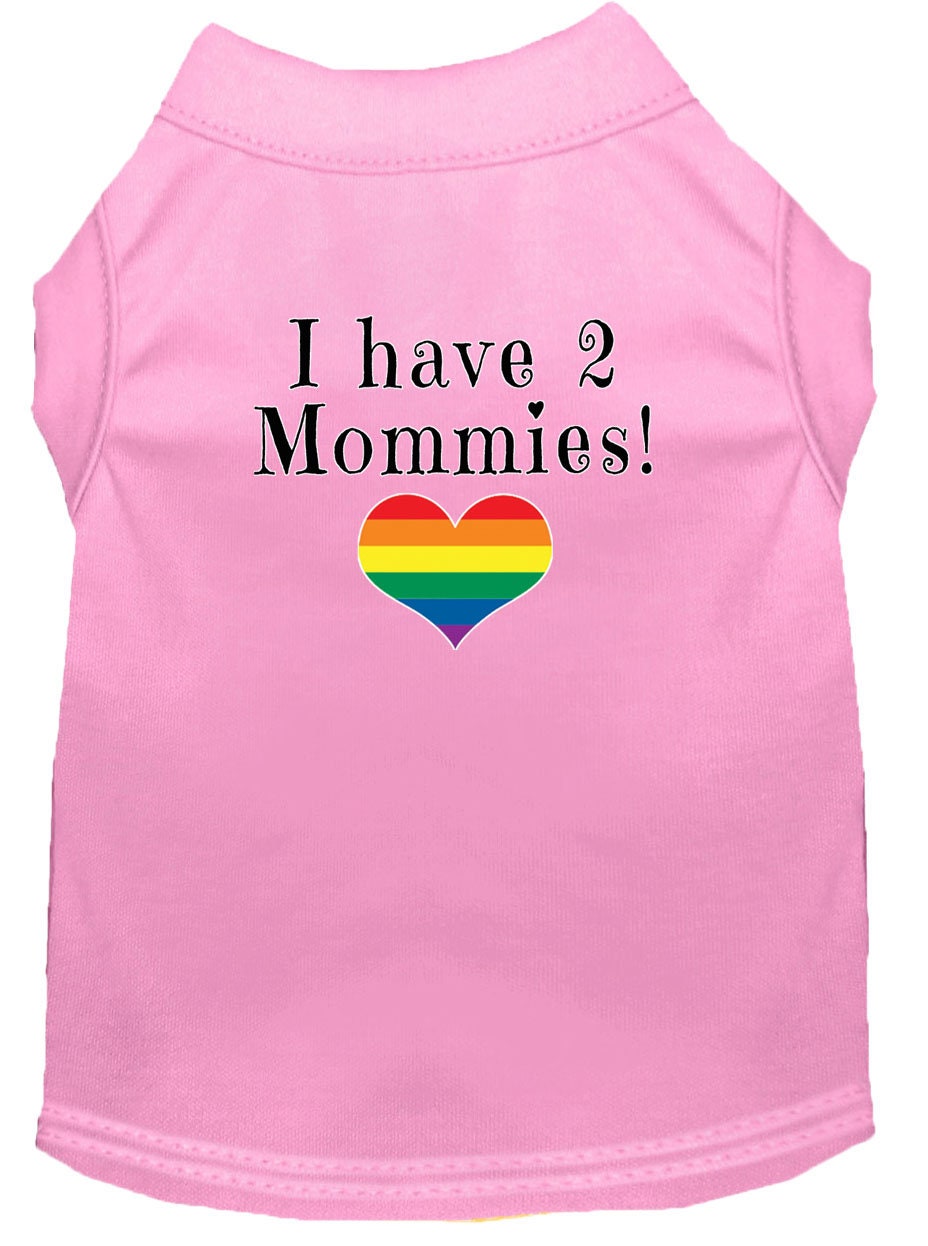Pet Shirt "I Have Two Mommies"