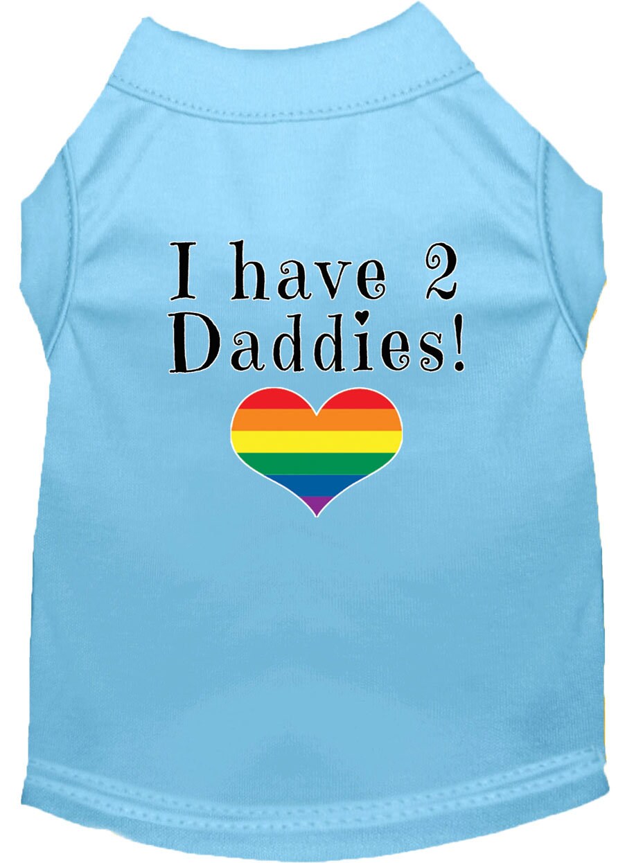 Pet Shirt "I Have Two Daddies"