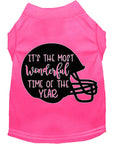 Load image into Gallery viewer, Pet Shirt "It's The Most Wonderful Time Of The Year (Football)"
