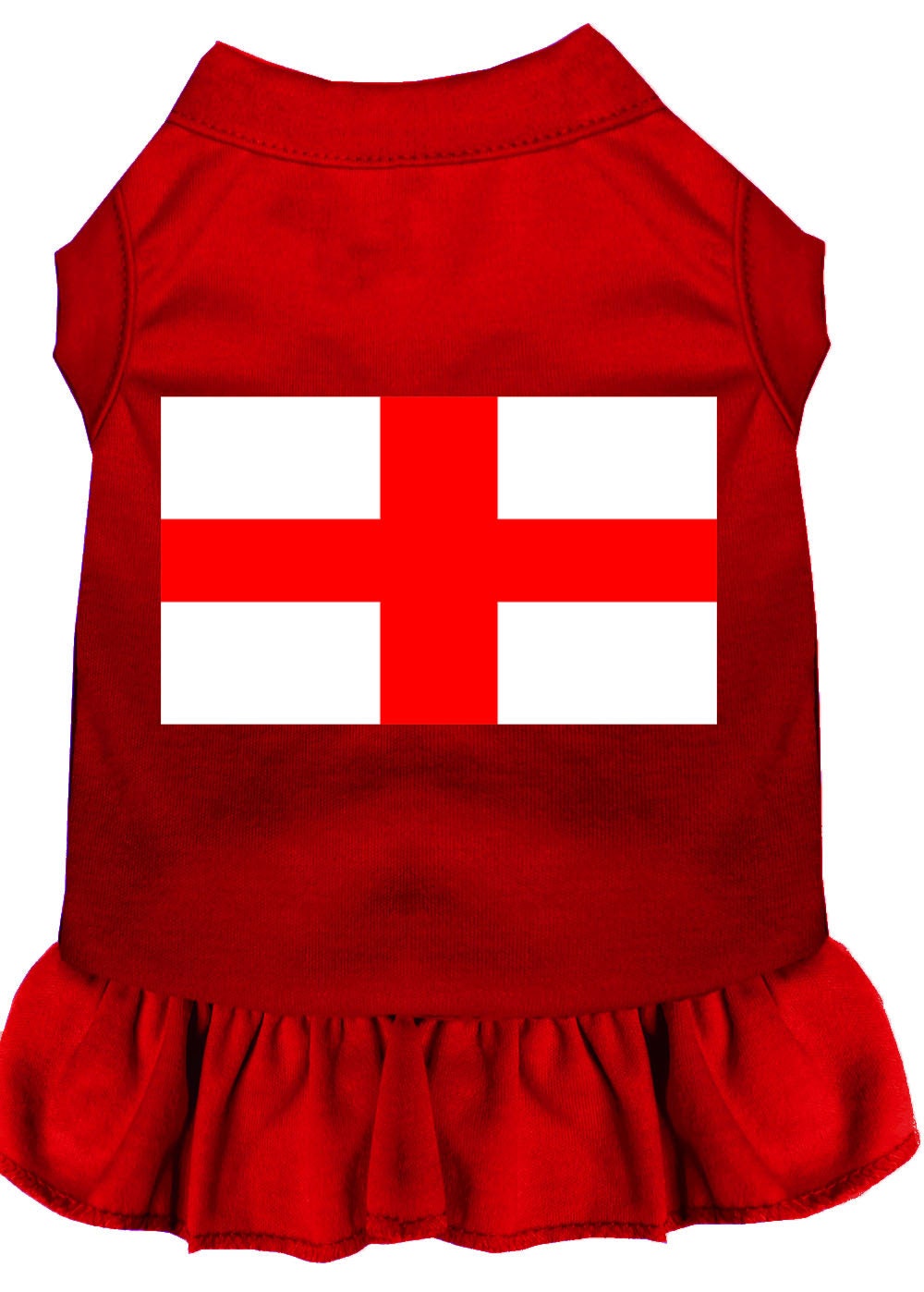 Pet Dress Screen Printed, "St. George's Cross"