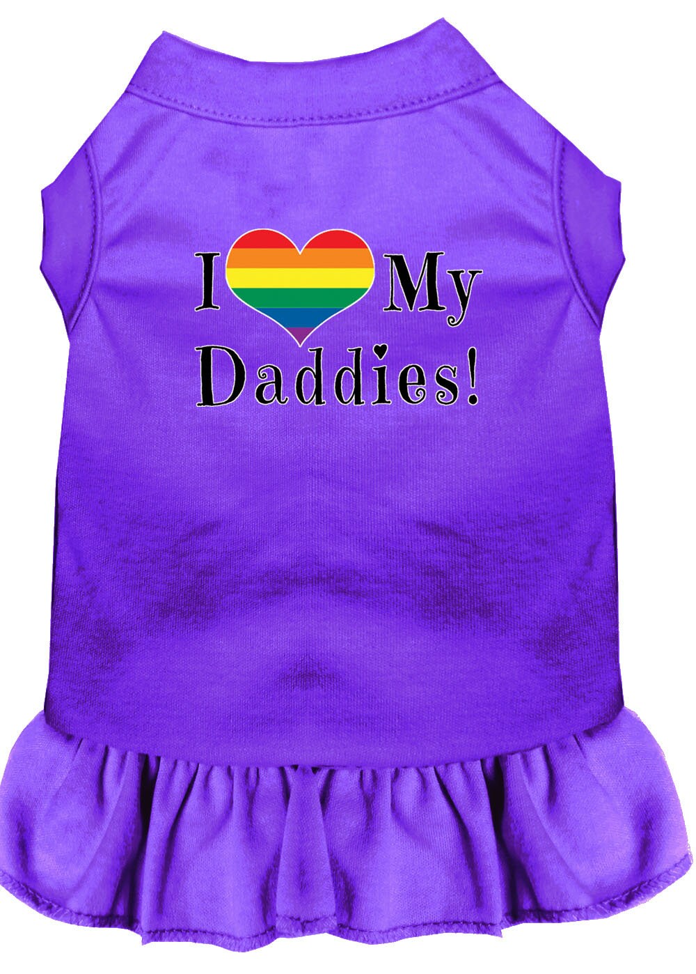 Pet Dress "I Heart My Daddies"