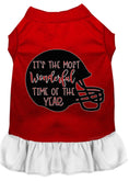 Load image into Gallery viewer, Pet Dress "Most Wonderful Time of the Year (Football)"

