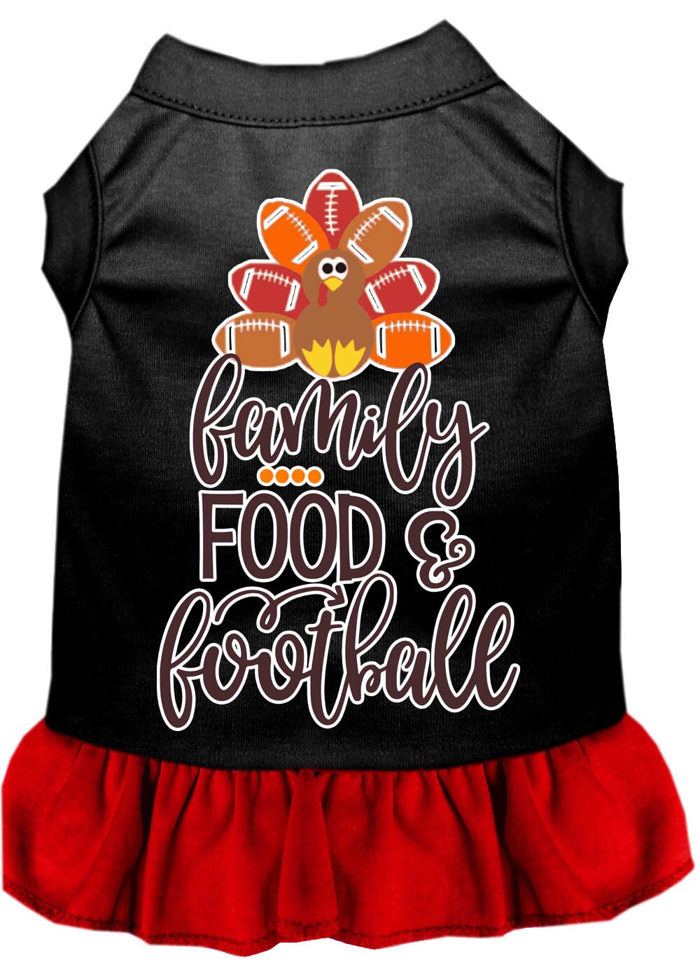 Pet Dress "Family, Food & Football"