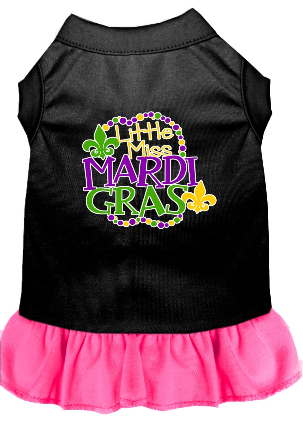 Pet Dress "Little Miss Mardi Gras"